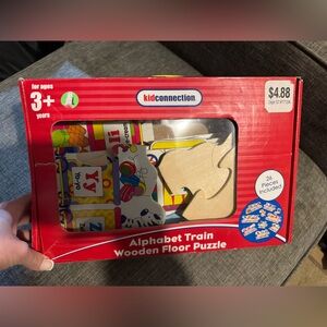 Kid Connection Alphabet Train Puzzle - Red and Blue